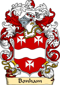 English or Welsh Family Coat of Arms (v.23) for Bonham (Wiltshire)