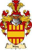 English Coat of Arms (v.23) for the family May
