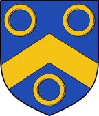 English Family Shield for Dobyns or Dobbins
