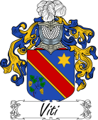 Araldica Italiana Coat of arms used by the Italian family Viti