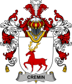 Irish Family Coat of Arms (v.25b) Cremin or O'Cremin