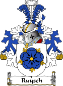 Dutch Coat of Arms for Ruysch ( or Ruys)