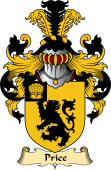 English Coat of Arms (v.23) for the family Price I