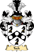 English Coat of Arms (v.23) for the family Tuck