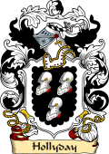 English or Welsh Family Coat of Arms (v.23) for Hollyday (Lord Mayor of London, 1605)