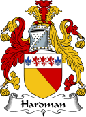 English Coat of Arms for the family Hardman