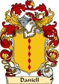 English or Welsh Family Coat of Arms (v.23) for Daniell