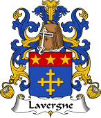 Coat of Arms from France for Lavergne