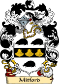 English or Welsh Family Coat of Arms (v.23) for Mitford