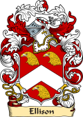 English or Welsh Family Coat of Arms (v.23) for Ellison (Newcastle)