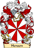 English or Welsh Family Coat of Arms (v.23) for Henson (Ref Berry)