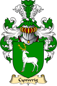 Welsh Family Coat of Arms (v.23) for Cynwrig (FYCHAN -or CWNWS DDU)