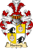 v.23 Coat of Family Arms from Germany for Hartwig