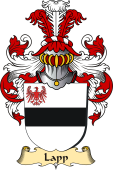 v.23 Coat of Family Arms from Germany for Lapp