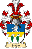 v.23 Coat of Family Arms from Germany for Sieber