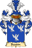 French Family Coat of Arms (v.23) for Baudin