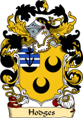 English or Welsh Family Coat of Arms (v.23) for Hodges