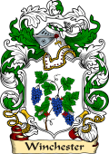 English or Welsh Family Coat of Arms (v.23) for Winchester (Ref Berry)