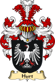 v.23 Coat of Family Arms from Germany for Hurt