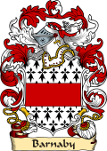 English or Welsh Family Coat of Arms (v.23) for Barnaby