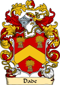 English or Welsh Family Coat of Arms (v.23) for Dade (Norfolk and Suffolk)