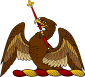 Demi Eagle Holding Sceptre