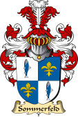 v.23 Coat of Family Arms from Germany for Sommerfeld