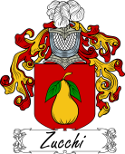 Araldica Italiana Coat of arms used by the Italian family Zucchi