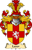 English Coat of Arms (v.23) for the family Laver II