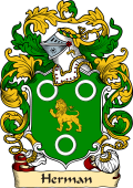 English or Welsh Family Coat of Arms (v.23) for Herman (Middleton-Stony, Oxfordshire)