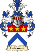 French Family Coat of Arms (v.23) for Lallement