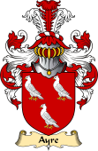 English Coat of Arms (v.23) for the family Ayre