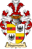 v.23 Coat of Family Arms from Germany for Hagemann