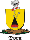 German shield on a mount for Dorn