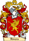 English or Welsh Family Coat of Arms (v.23) for Rivers