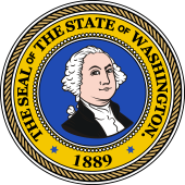 US State Seal for Washington-1889