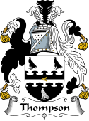 English Coat of Arms for the family Thompson I