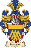 English Coat of Arms (v.23) for the family Hewson