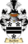 English Coat of Arms (v.23) for the family Bartlett
