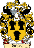 English or Welsh Family Coat of Arms (v.23) for Birkby