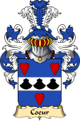 French Family Coat of Arms (v.23) for Coeur