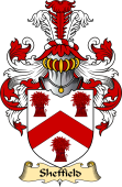 English Coat of Arms (v.23) for the family Sheffield