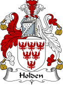 English Coat of Arms for the family Holden II