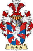v.23 Coat of Family Arms from Germany for Gerlach