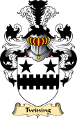 English Coat of Arms (v.23) for the family Twining