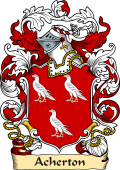 English or Welsh Family Coat of Arms (v.23) for Acherton