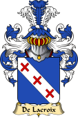 French Family Coat of Arms (v.23) for Croix (de la)