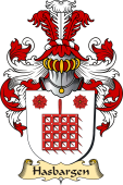 v.23 Coat of Family Arms from Germany for Hasbargen