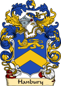 English or Welsh Family Coat of Arms (v.23) for Hanbury