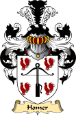 English Coat of Arms (v.23) for the family Homer